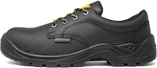 EarthWorks Safety - EarthWorks Drill Unisex Black Leather Safety Shoe