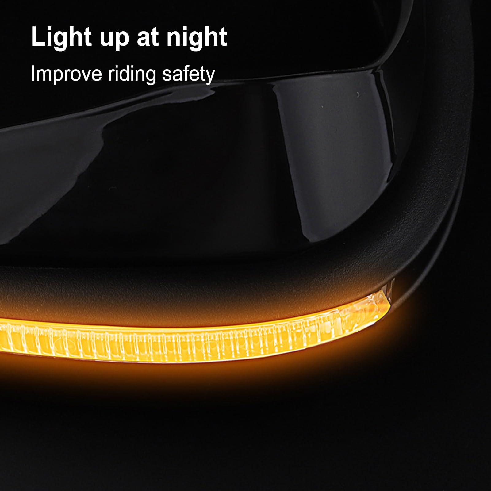Paramani per motoslitta – 2 protezioni per maniglie con luce LED | di aggiornamento, parti di modifica ad alta resistenza per una guida