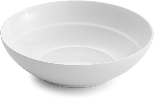 Miniatura 2 de nambe Skye Collection - Cuenco de sopa de cerámica  Juego de 4  Cuencos blancos grandes para cocina fideos pho ramen cereales o ensalada  75