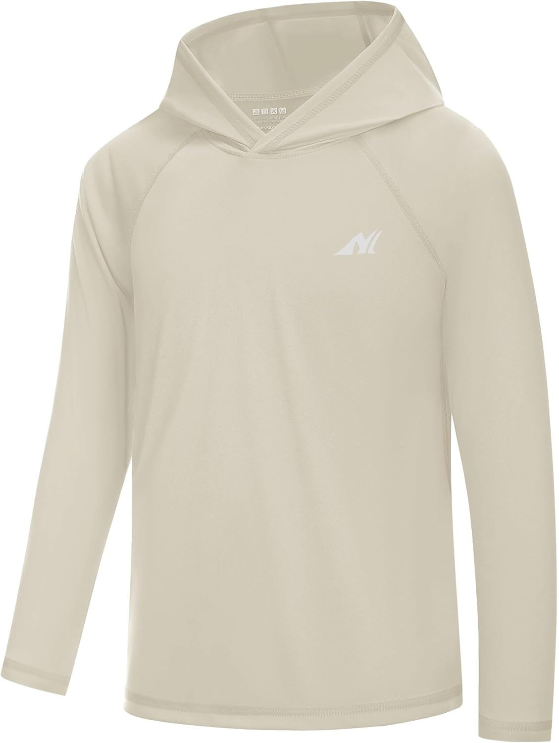 UPF 50+ Boys Rash Guard Hoodie Long Sleeve Youth Kids Swim Shirt UV Sun Protection Hooded for Fishing Running Beach