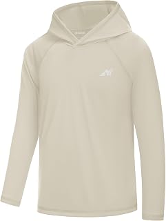 UPF 50+ Boys Rash Guard Hoodie Long Sleeve Youth Kids Swim Shirt UV Sun Protection Hooded for Fishing Running Beach