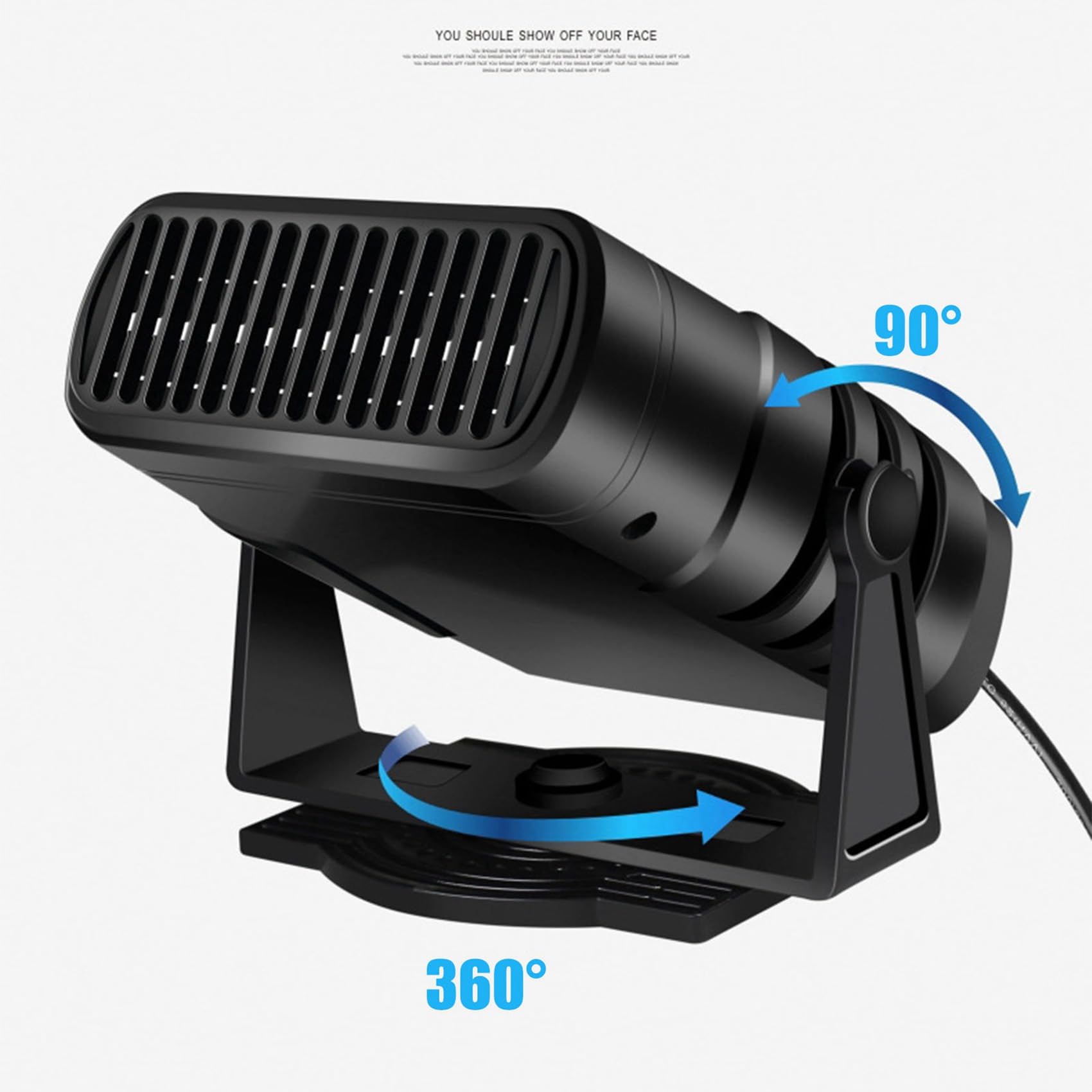 5X 4 en 1 12 V 120 W Calentador de Coche Ventilador de Calefacción de Refrigeración Eléctrica Secador Eléctrico Portátil Desempañador de Parabrisas Desempañador Desempañador
