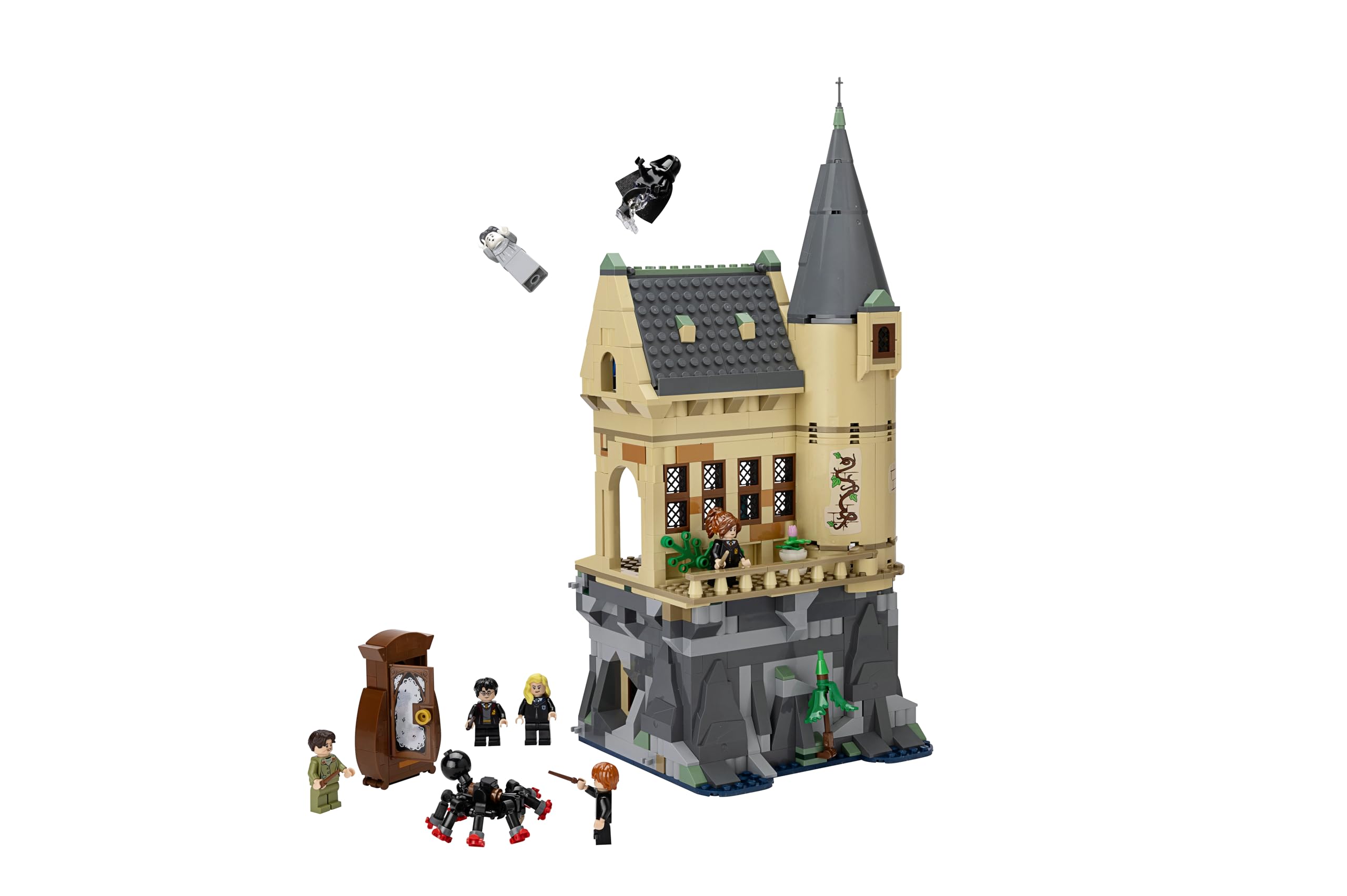 LEGO Harry Potter Schloss Hogwarts: Krankenflügel - DIY Set mit 7 Minifiguren - Modellbau mit Hermine und Ron Figuren - Kreatives Geschenk für Mädchen, Jungen und Fans ab 9 Jahren - 76463