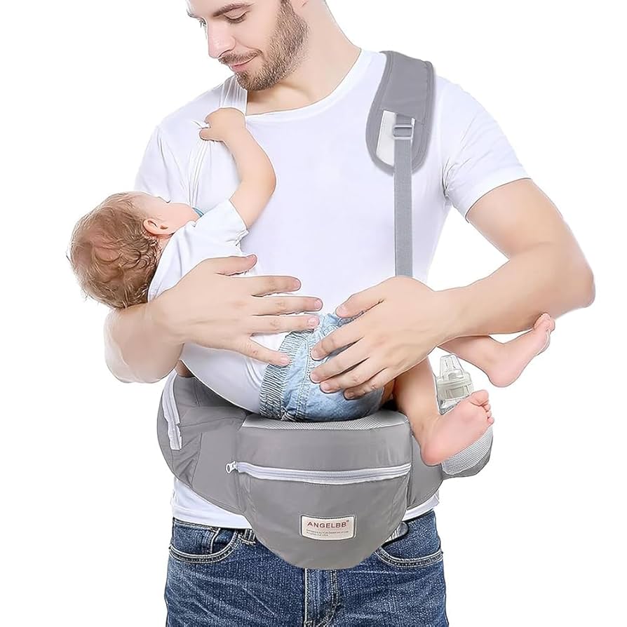 Amazon.com: Baby Hip Carrier with Foldable Seat 180゜ Up