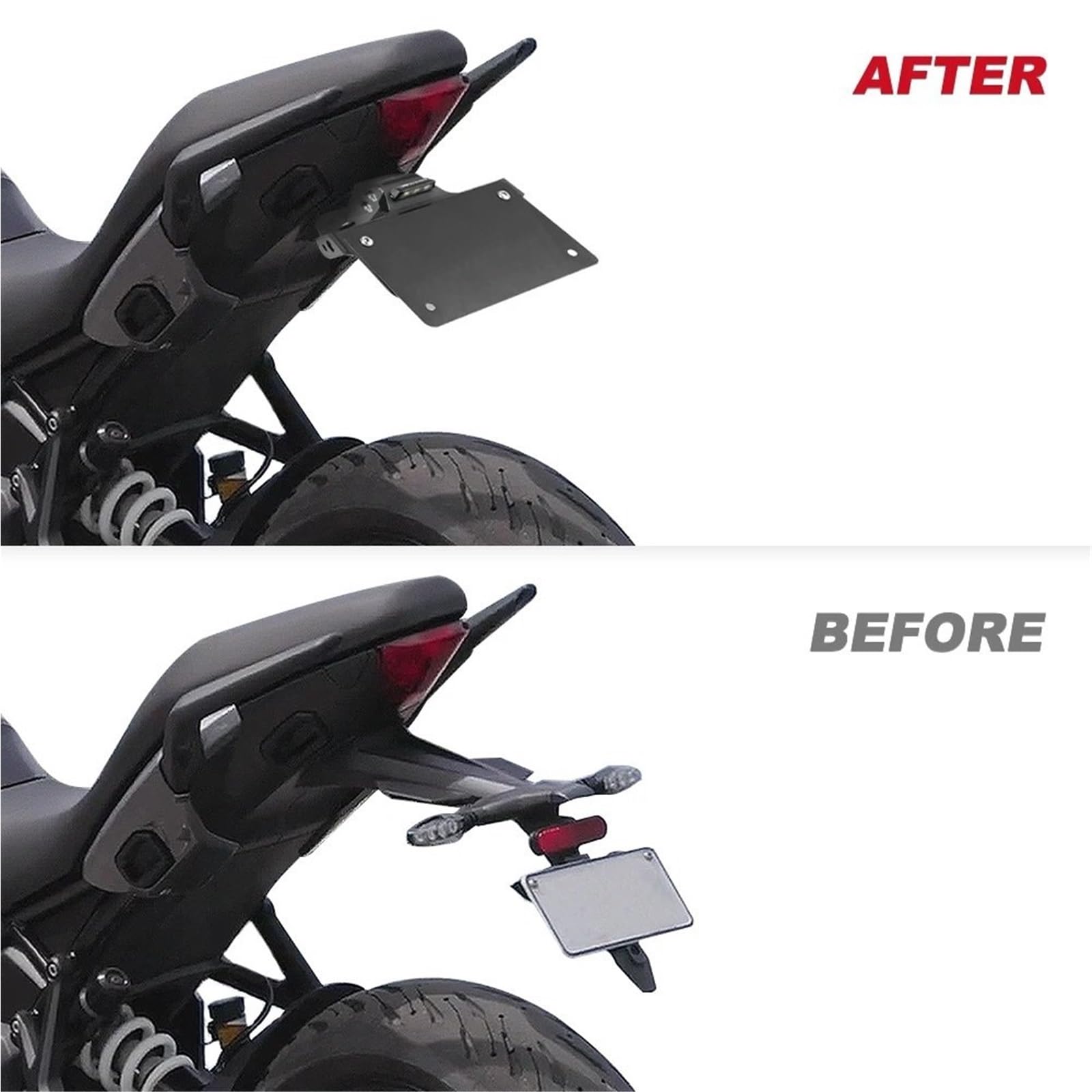 Tablica rejestracyjna motocykla Pasuje do motocykla Triumph Tiger 660 Sport 2022-2025 800 Uchwyt tablicy rejestracyjnej z tyłu