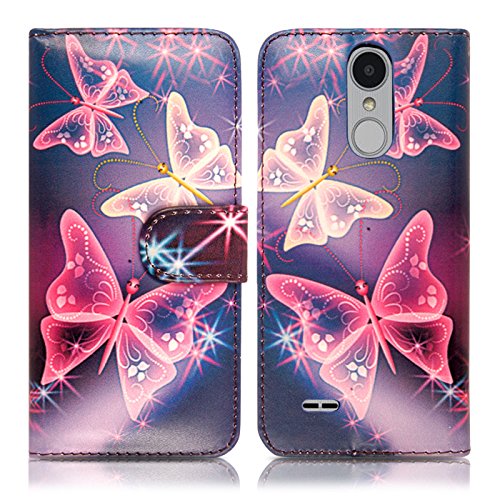 Case For LG K4 2017 Premium PU Leather Flip Wallet Cover With 2 Card Slots Kickstand Magnetic Closure For LG K4 2017