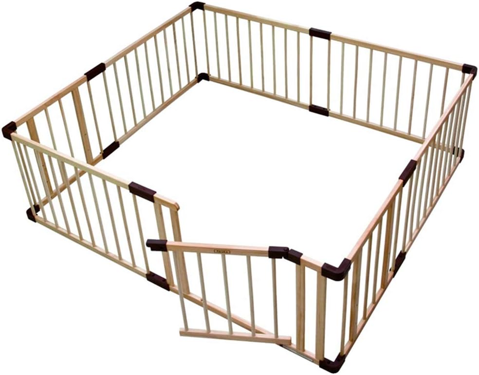 Baby Playpen Baby Play Fence Baby Crawl Toddler Fence Solid Wood Indoor Child Safety Fence Fence Strong and Durable/Made from High Quality Non-to (Size : 160 * 200cm)