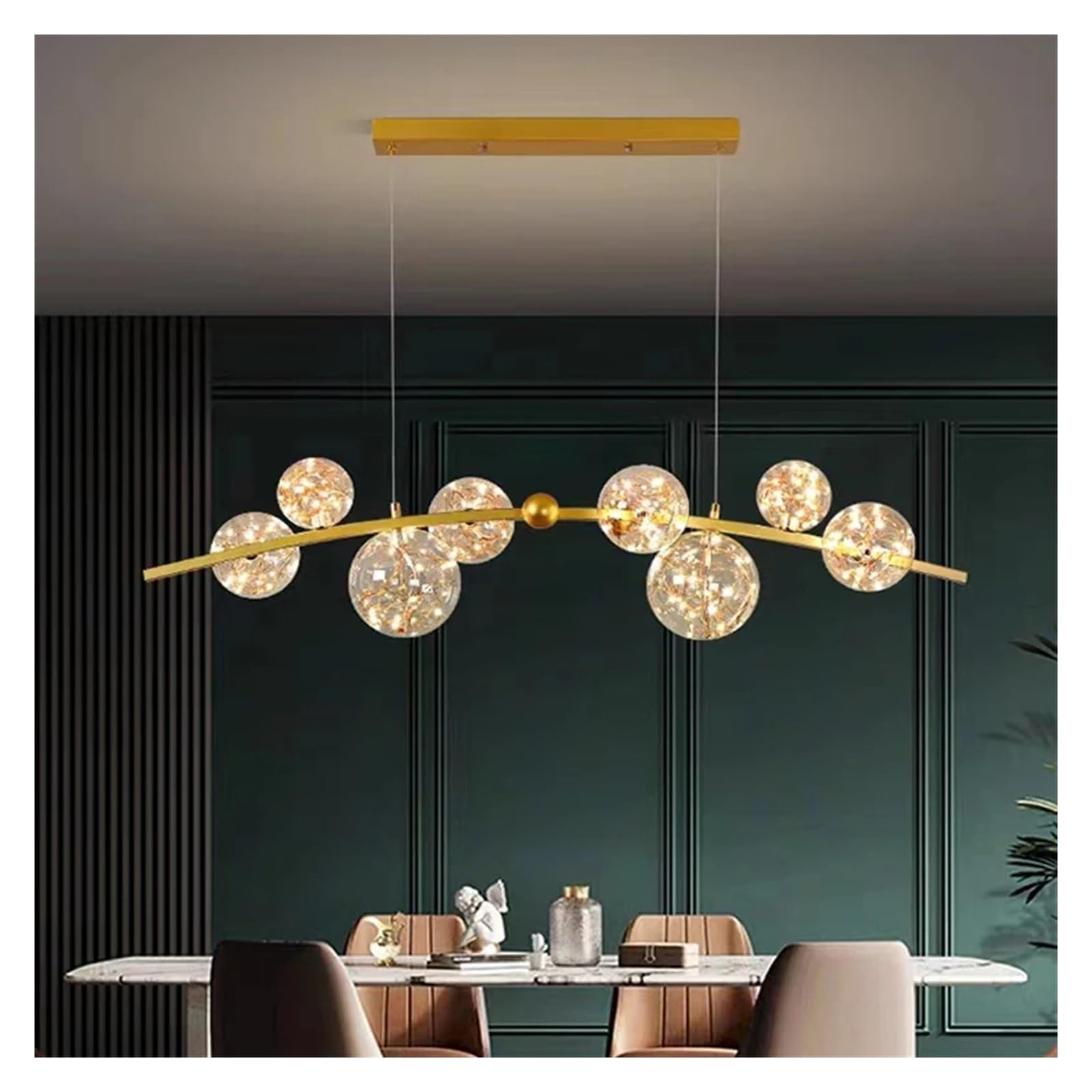 Plafonnier nordique LED moderne et lampe suspension de salon luminaire intérieur