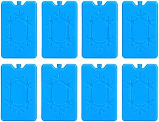 8 Stück Kühlakkus für Kühltasche, 200ml 11 x 1,5 x 16,5 cm Kühlakku