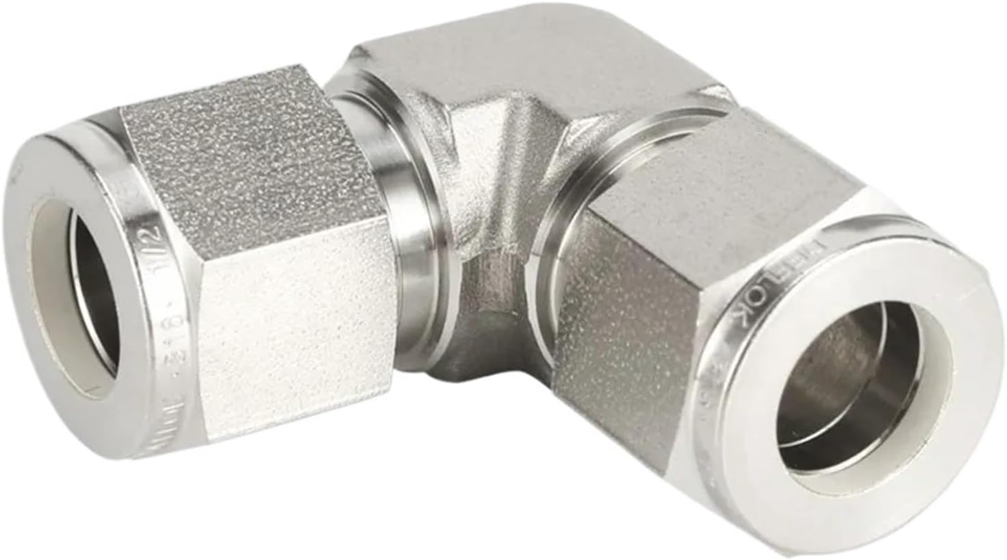 1pcs 316 Stainless Steel Elbow Union Double Ferrule Compression Connector 1/8 1/4 3/8 1/2 6 8 12 mm Pipe Fitting Gas(8 mm LOK)