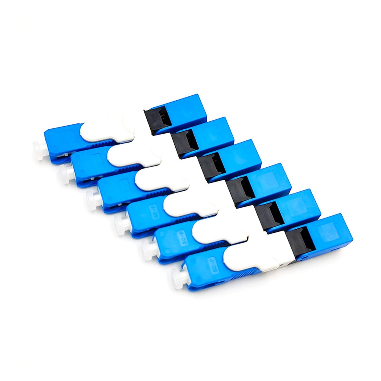 Connecteurs de connecteur Rapide Composants de câble à Fibre Optique Fibre Mono-Mode SC Connecteur de Fibre Optique Connecteur Optique de connecteur Optique (Color : 50pcs UPC)