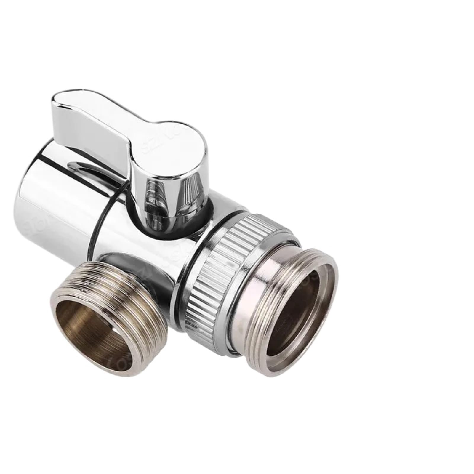 Lqrctry Plastic Zinc Alloy 3-Way Faucet Diverter Valve