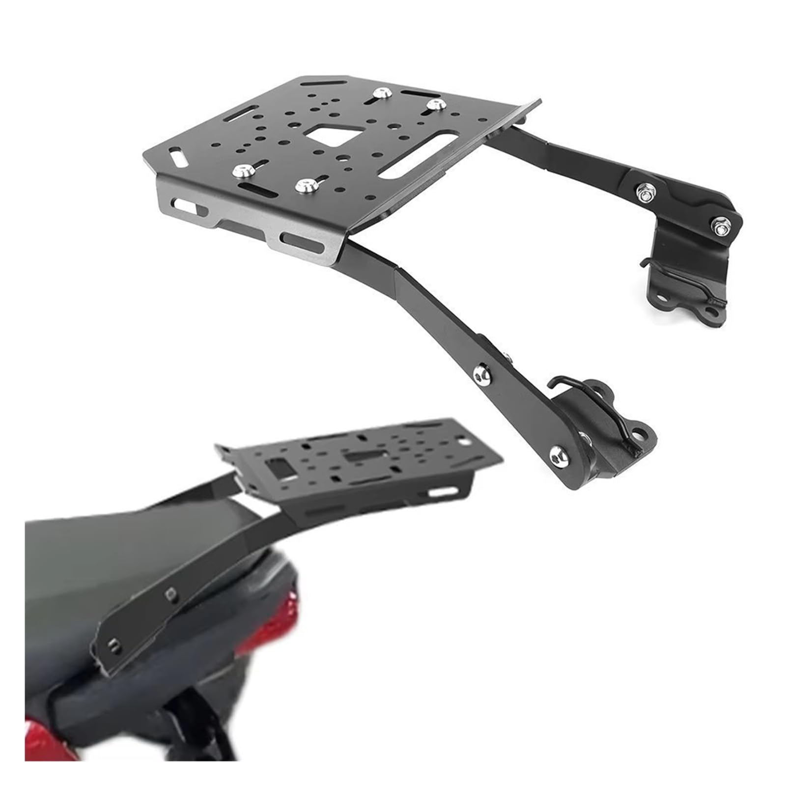 Portapacchi Moto Portapacchi Utility per Navi 110 2022 2023 2024 2025 2026 Moto Posteriore Portapacchi Custodia di Stoccaggio Supporto Carrier Cargo Tail Bag Holde
