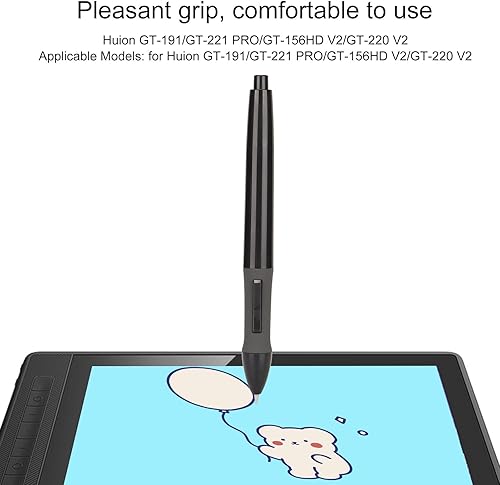 Miniatura 2 de Rotuladores Stylus, Universal Sensitive 8192 Nivel Sensible a la Presión Estilista Activa Bolígrafo de Dibujo para Escribir para Huion,