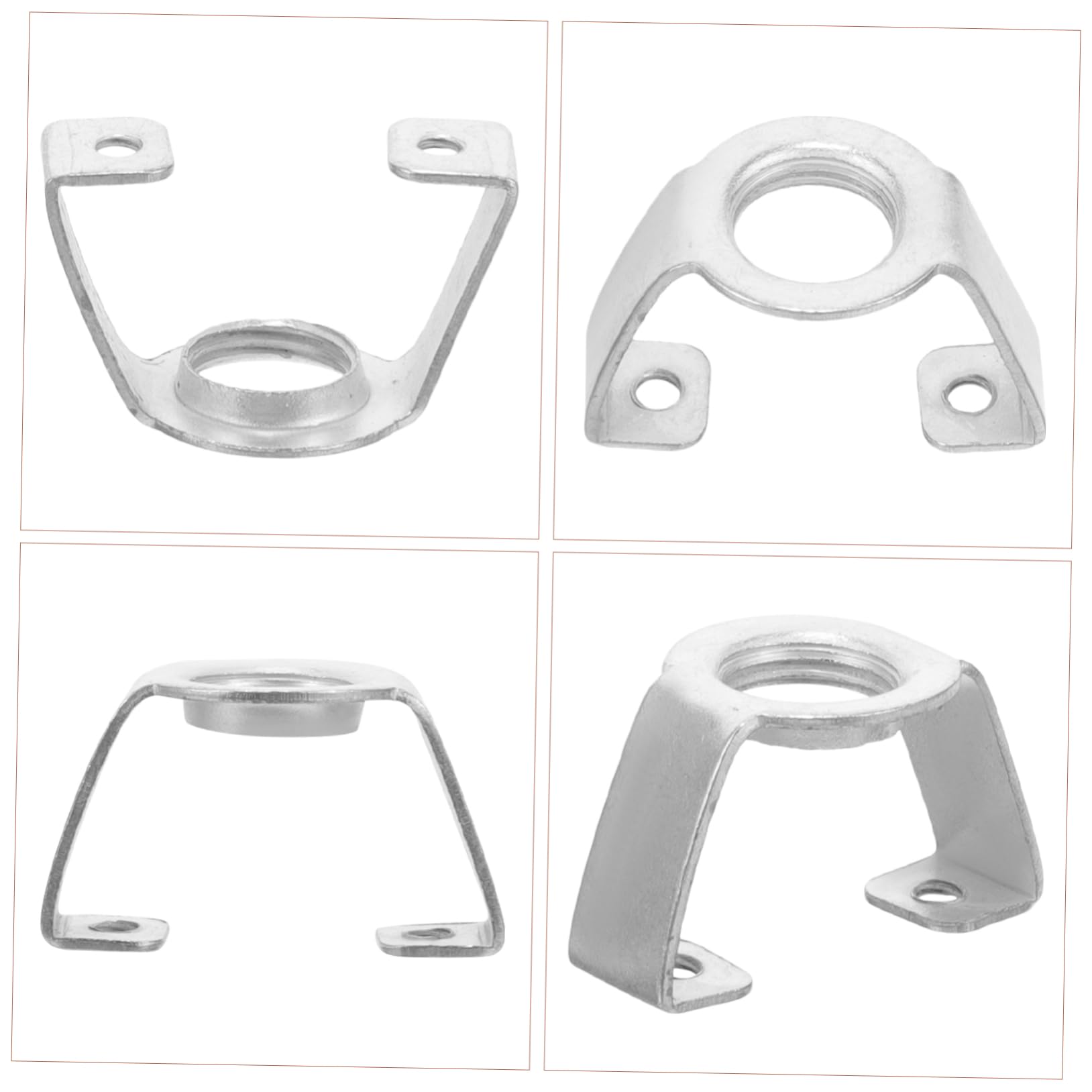 Lampenkopf Ersatzhalterung 20 Stück Eisen 9mm Silber für Reparatur
