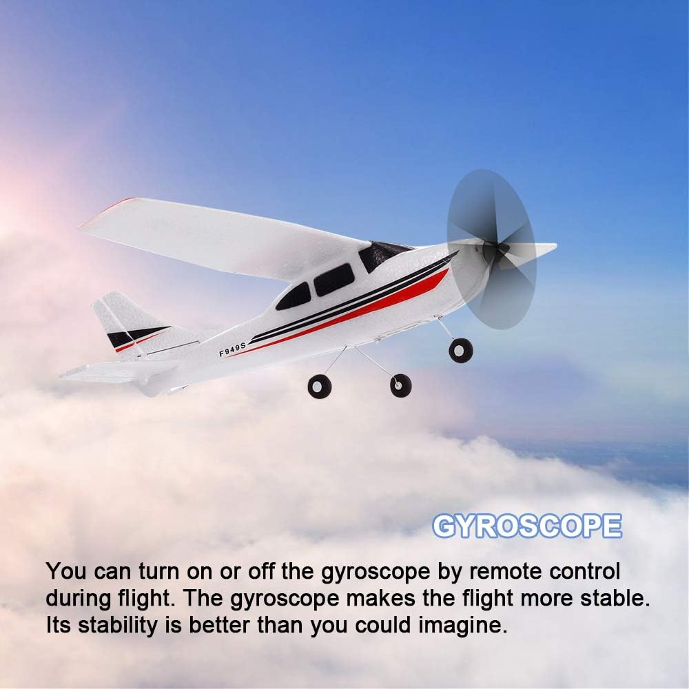 Crеаtіvе Prоduсt GoolRC WLtoys F949S RC Airplane, 2.4Ghz 3CH RC Plane with Gyroscope, EPP Remote Control Airplane, Easy to Fly RC Aircraft for Beginners Kids and Adults