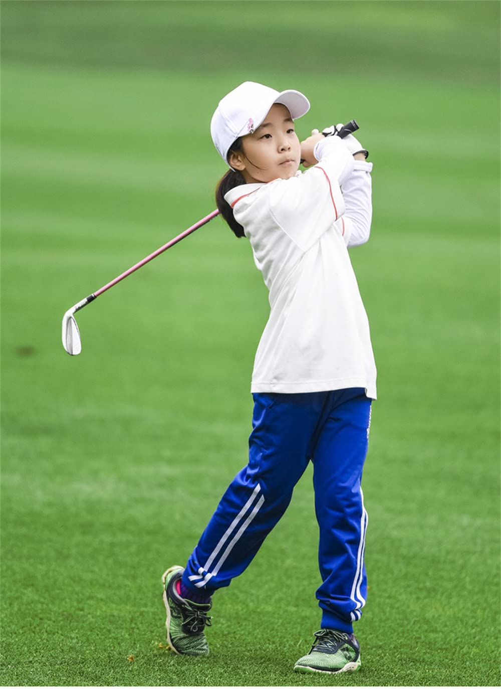 Cuña de arena de golf de 56 grados para jóvenes zurdos o diestros, eje de carbono para niños de 3 a 12 años, palos de golf deportivos