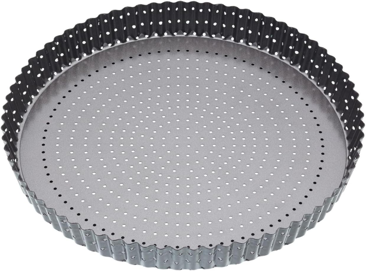 MasterClass Crusty Bake Non-stick Fluted Round 30cm Quiche Tin