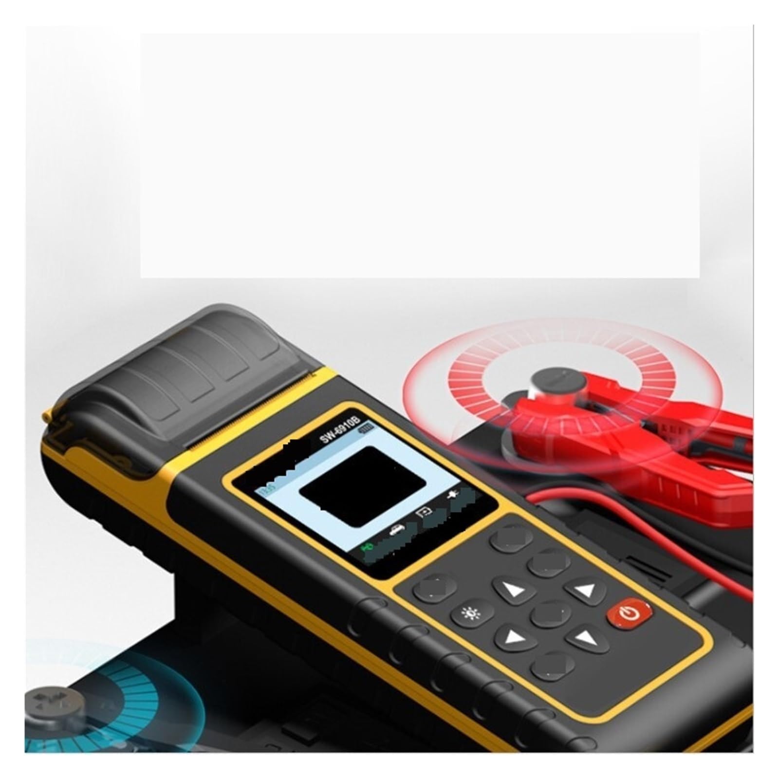 Tester Akumulatora Samochodowego 12V24V Cyfrowy Wyświetlacz Analiza Żywotności Baterii Uniwersalny Tester Profesjonalne Narzędzie Diagnostyczne(SW-6910A)