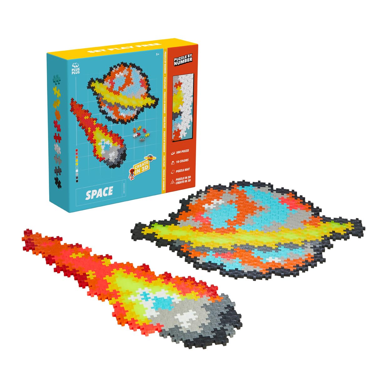 Plus-Plus 9603919 - Set di 2000 pezzi di giocattoli da costruzione
