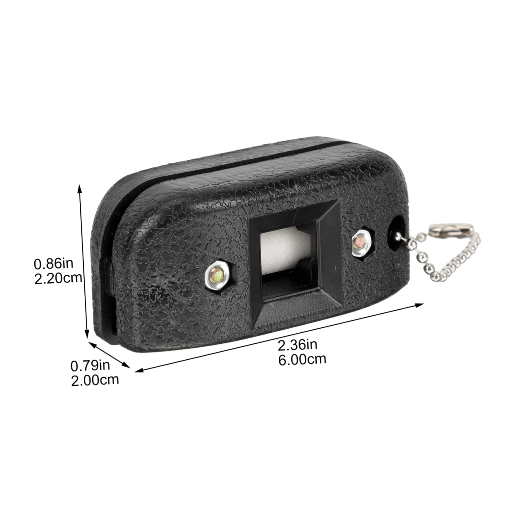 VICASKY Portable Skate Sharpener with Design Convenient Grindstone Tool for Ice Hockey and Figure Skating Blades Keychain Included for Easy Carrying Present for Skating