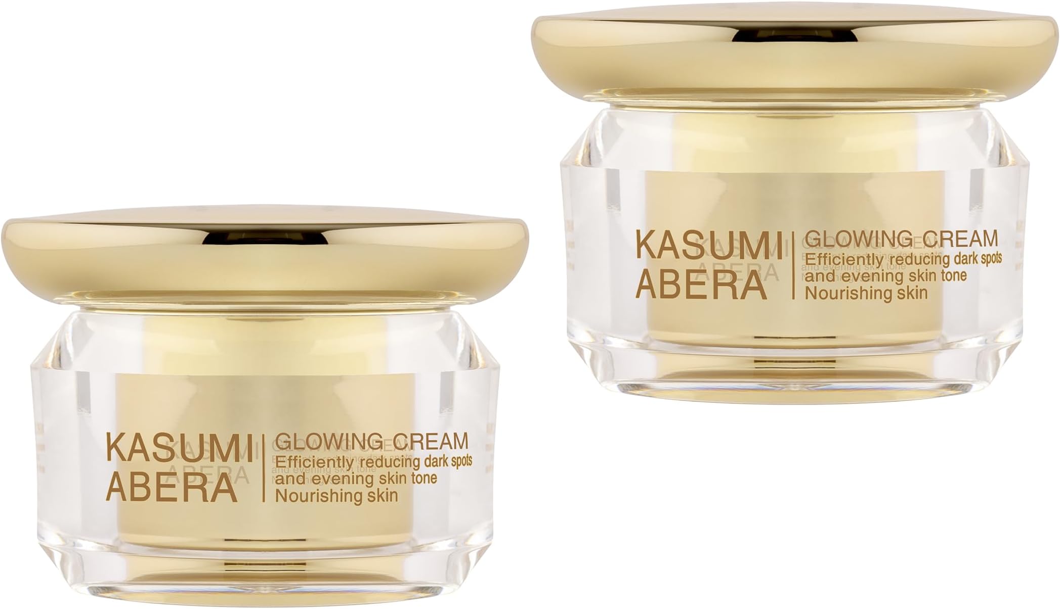 ABERA Kasumi Face Cream, Hydrating Treatment for Face, Smooth Enhancer, Extensive Moisturizer (0.7 Oz Per Item) (2 Box)