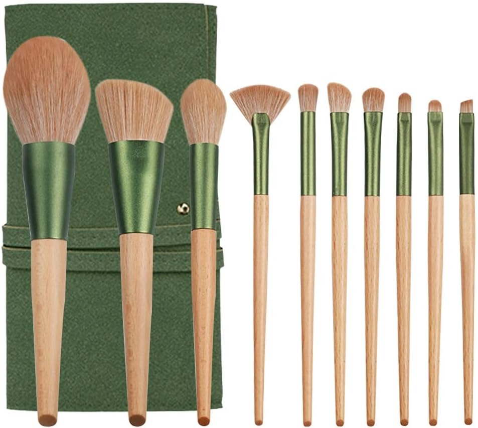 Makeup Brush 10 Sets Beauty Tools with Bag Universal Foundation