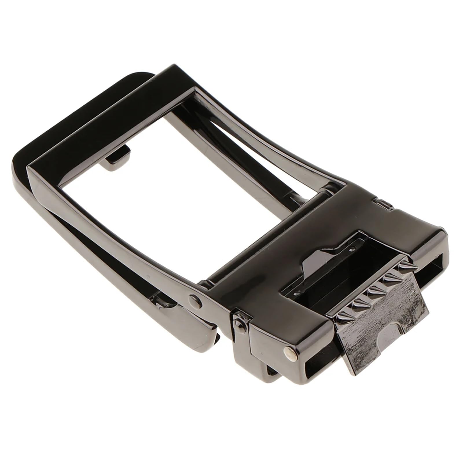 4 Uds. Cinturón de trinquete Rectangular aleación Retro informal for hombre y mujer, hebilla deslizante automática, accesorios cinturón repuesto con bloqueo automático