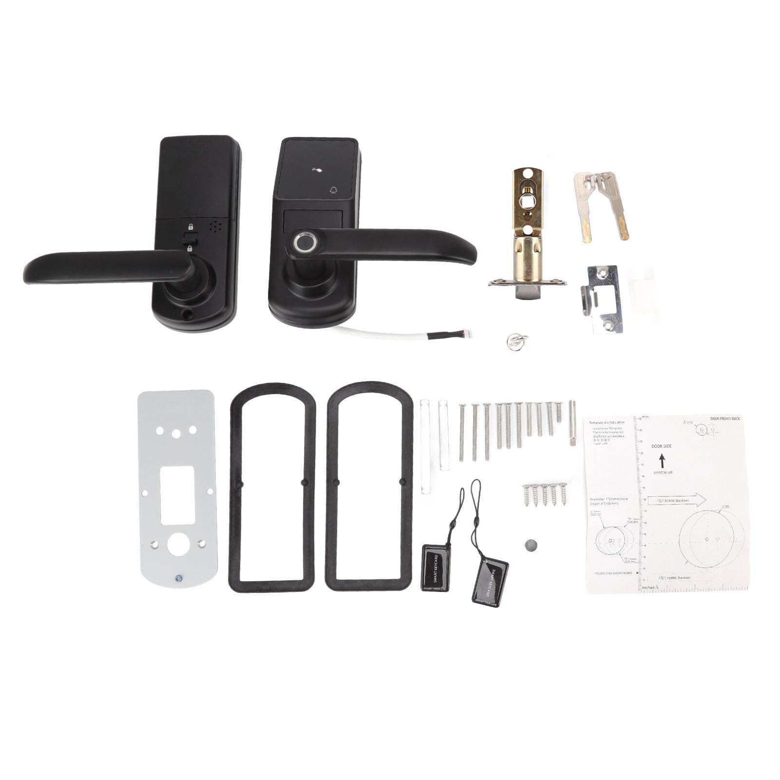 Tnfeeon Serrure de Porte Intelligente, Empreinte Digitale Bluetooth