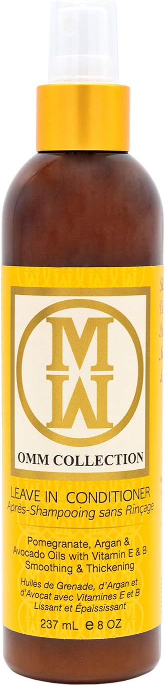 Natural Lightweight Leave In Conditioner-Moisturizing Detangler Spray For Frizzy & Curly Hair - Prevents Breakage - Color Safe Cream Conditioner, For Dry Damaged & Over Processed Hair