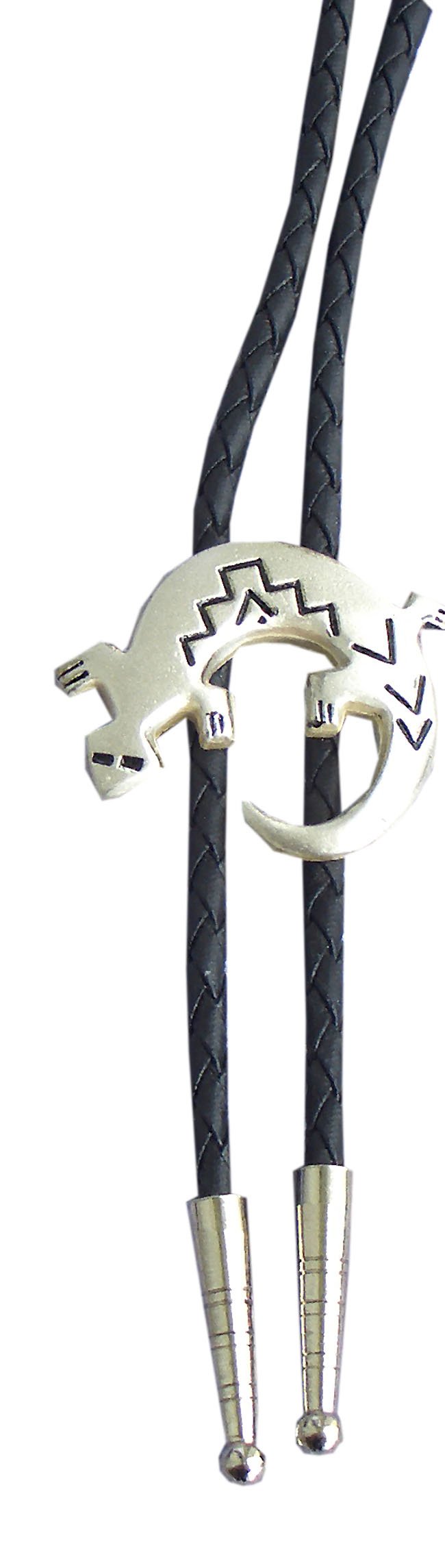 Bolo Tie Eidechse Western Cowboy Krawatte Bolotie Westernkrawatte Westernschmuck Halsband Lederband