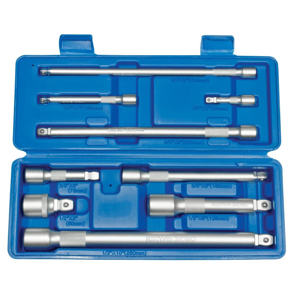 Jeu de rallonges de basculement en acier pour douilles SW-Stahl 9 pièces 05985L