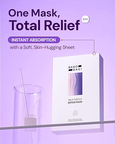 Miniatura 7 de Juego de reparación de cardo mariano para el cuidado de la piel  Cuidado coreano de la piel con centella, kit de reparación calmante y de barrera