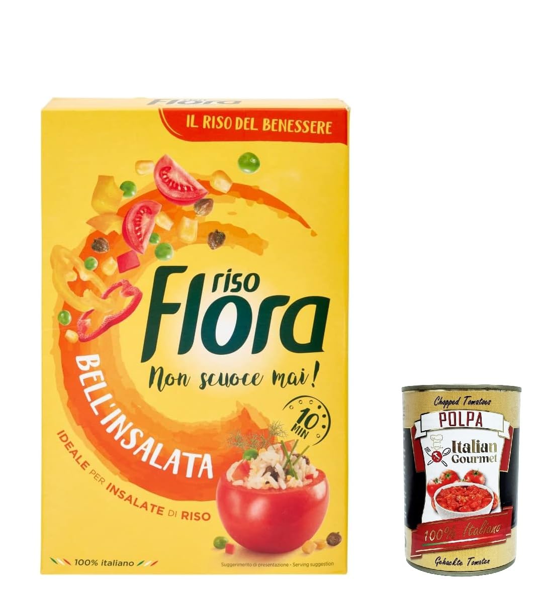 Italian Gourmet Riso Bell'Insalata riso per insalate 12 x 1kg aus Italien