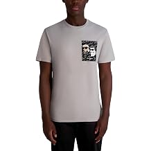 Karl Lagerfeld Mens Short Sleeve Crewneck Choupette Karl Graphic Design T-Shirt