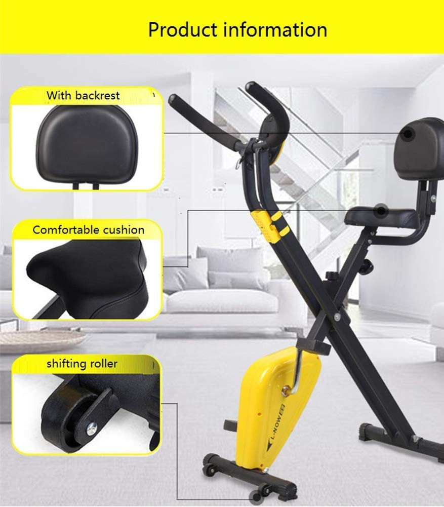 Rower do jazdy na rowerze halowym – mini składany rower spinningowy do domowego fitnessu, regulowany opór i oszczędność miejsca konstrukcja dla skutecznych treningów cardio