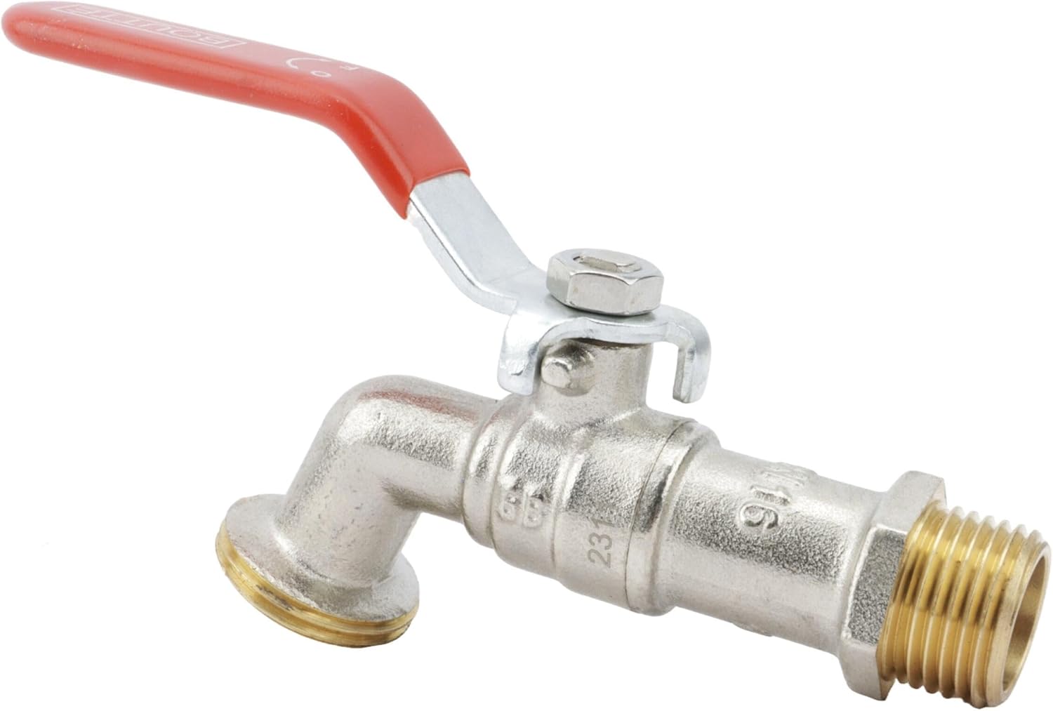 Boutt 0872497 Brass Tank Outlet Kit 20 x 27 with 1/4 Turn Tap Nozzle 20 x 27