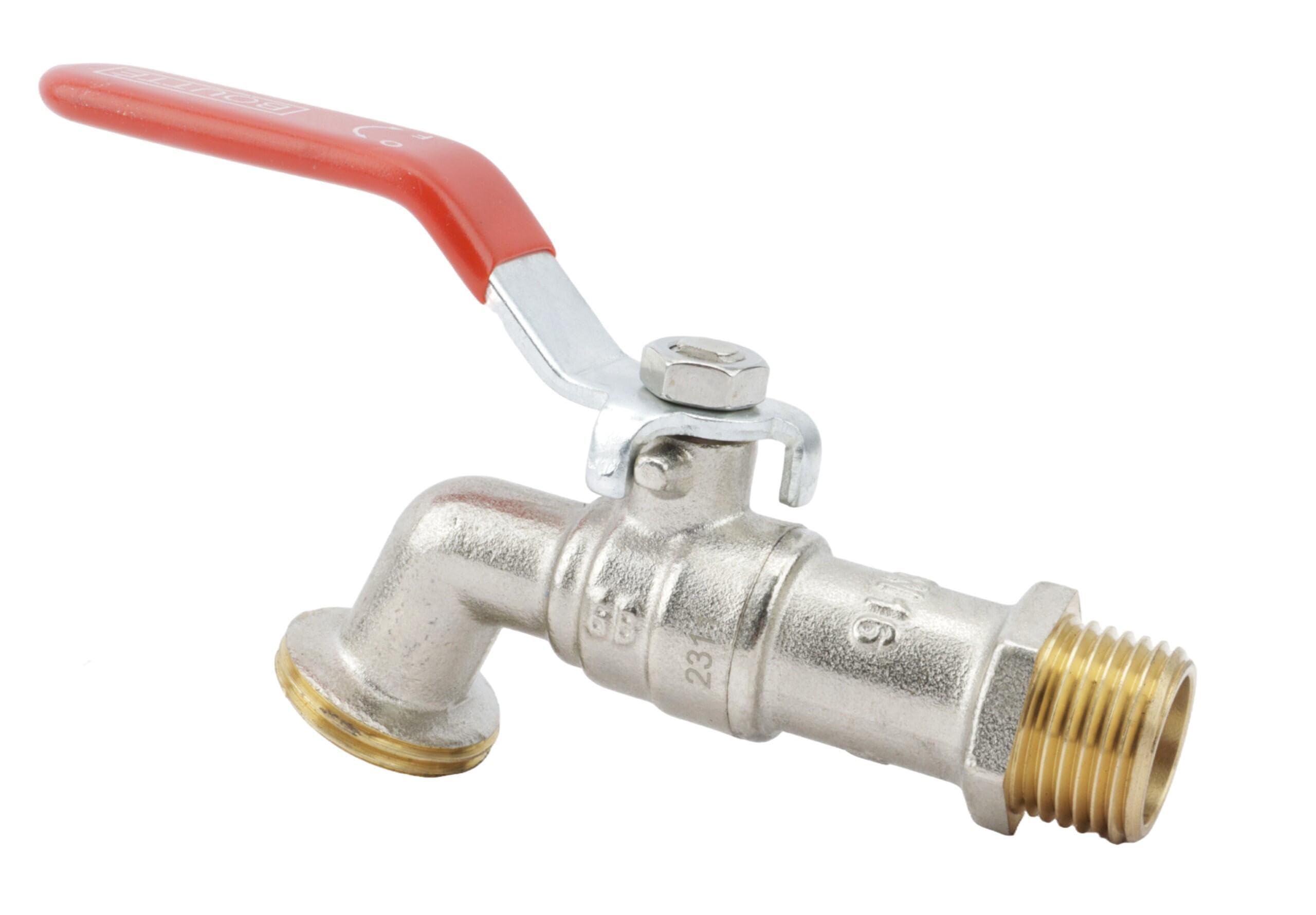 Boutté Kit traversée de cuve laiton Robinet 1/4 tour nez 20x27