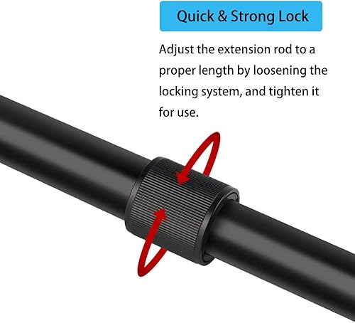 Miniatura 6 de Trípode Centro Columna Extensión Extensor Telescópica 2 Sección Polo Rod para Foto Studio Monopod Cámara DSLR