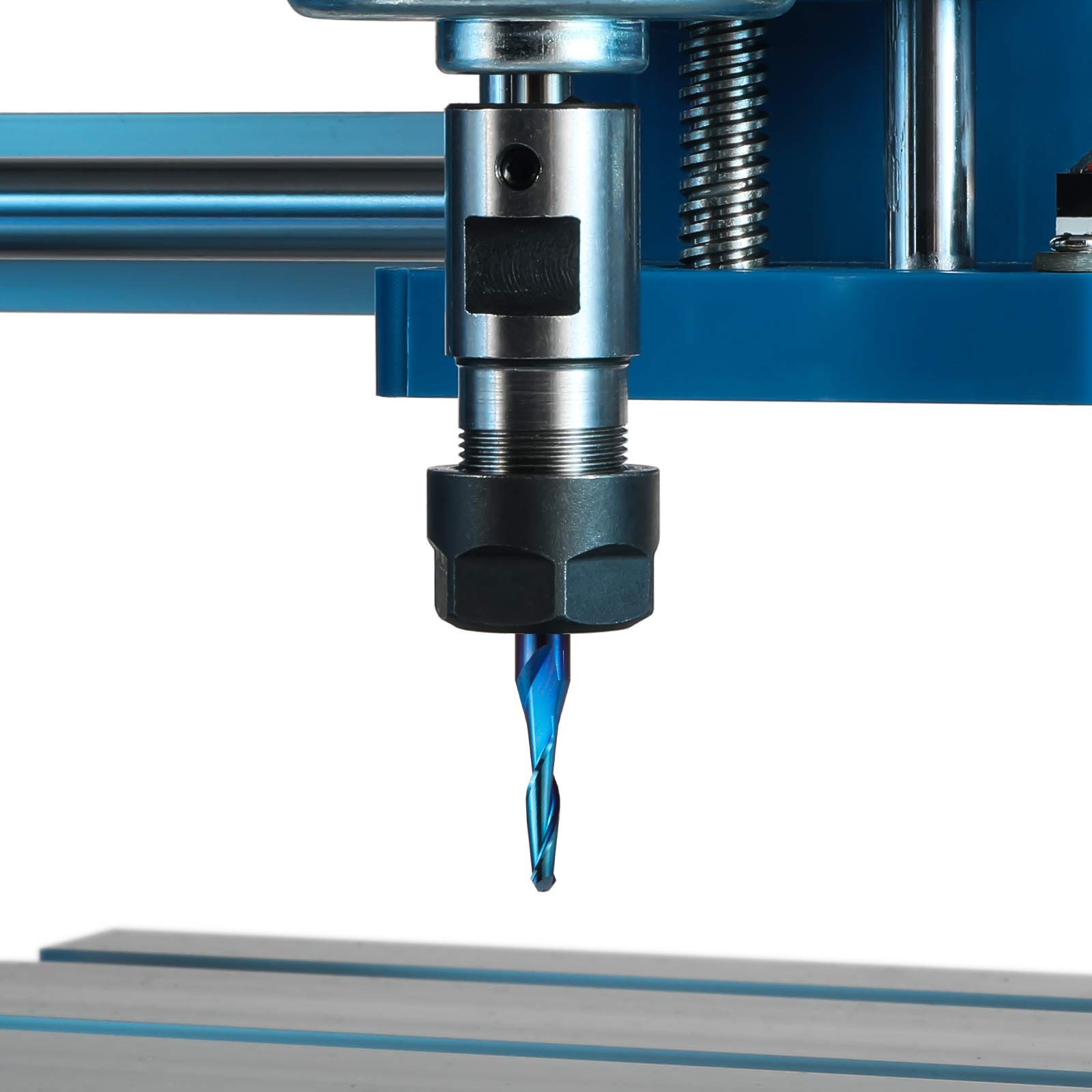 Frese A Sfera Enmitsu Per CNC - 2 Taglienti, Rivestimento Nano Blu, Diametro 0.8-2.5 Mm, Per Legno E Metallo