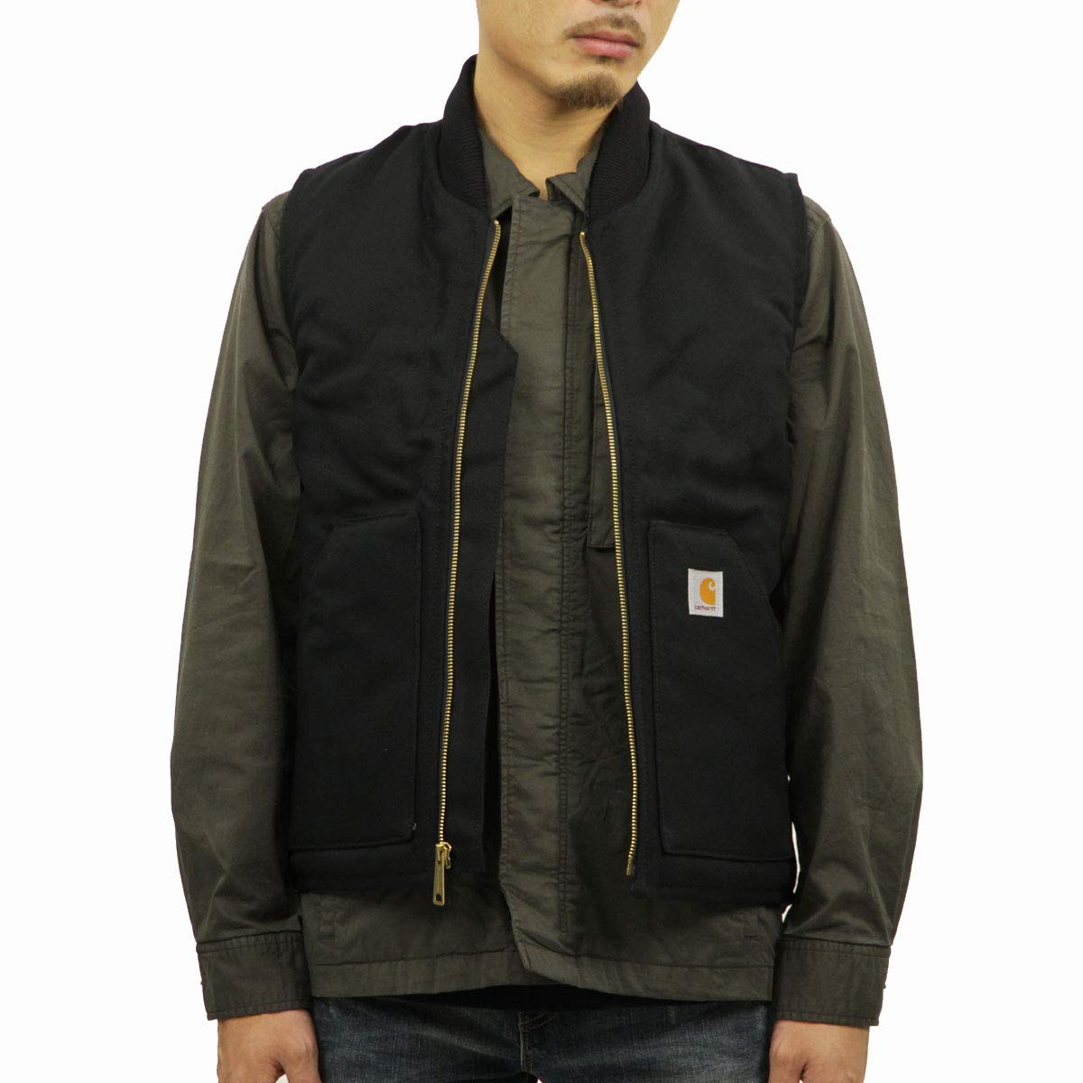 Carhartt VestカーハートベストV01BLK 楽天市場】【ワケありアウトレット】Carhartt カーハート ベストメンズ