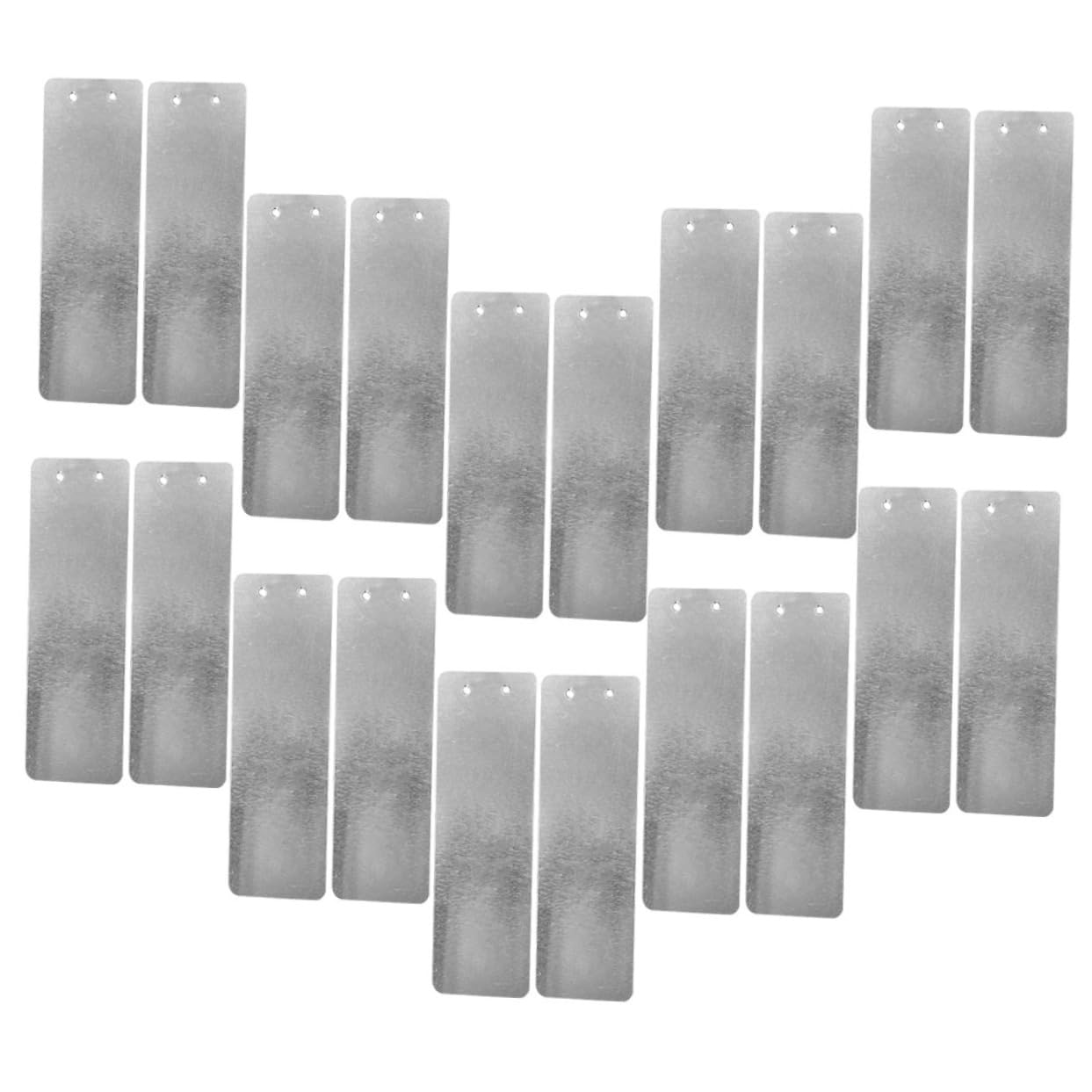 Sosoport 80pezzi Etichette Per Piante Alluminio Da Marcatori Resistenti Per Giardino e Etichette Metalliche Per Piante Durevoli e Facili Da Scrivere Per Fiori e Alberi