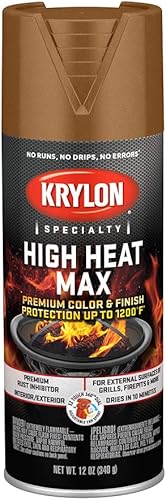 Miniatura 7 de Krylon K01607000 High Heat Max, negro, brillante, 12 onzas (paquete de 2)