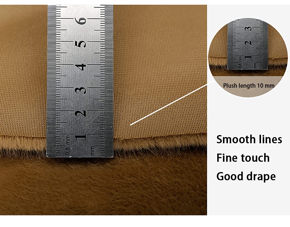 Fioletowa krótka pluszowa tkanina sztuczne futro materiał patchwork pluszowa tkanina na tło rękodzieło szalik DIY szycie ręcznie robione lalki poduszka poduszki do siedzenia, 160 * 50 cm (rozmiar: 1,6 m * 1 m)