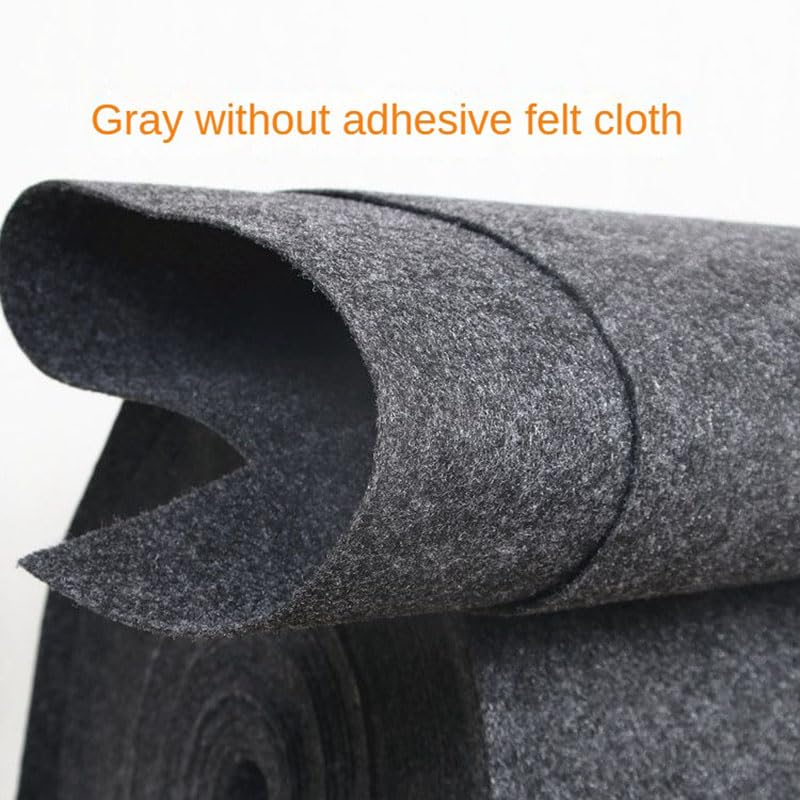 Wiring Connecting Terminals Speaker Box Shell Felt Cloth car subwoofer Shell Flannel Non-Slip Sound-Absorbing Blanket Cloth Black Gray - (Color: Gray Tape Backing)