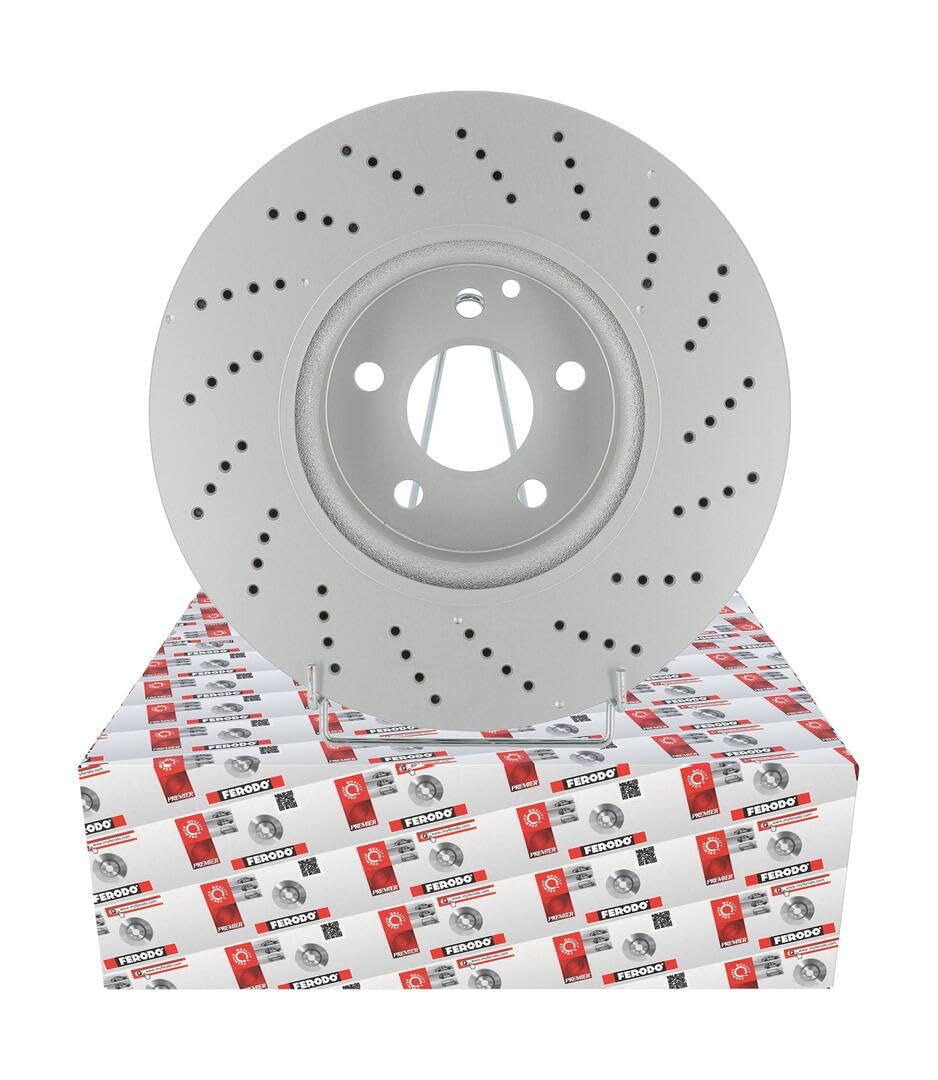 FERODO DDF1694C-1 2x Disque de frein Avant Ø322mm Hauteur: 64,5mm Épaisseur: 32mm perforé/ventilé de l'intérieur Compatible avec MERCEDES-BENZ Classe C Berline W204 Classe C Break S204