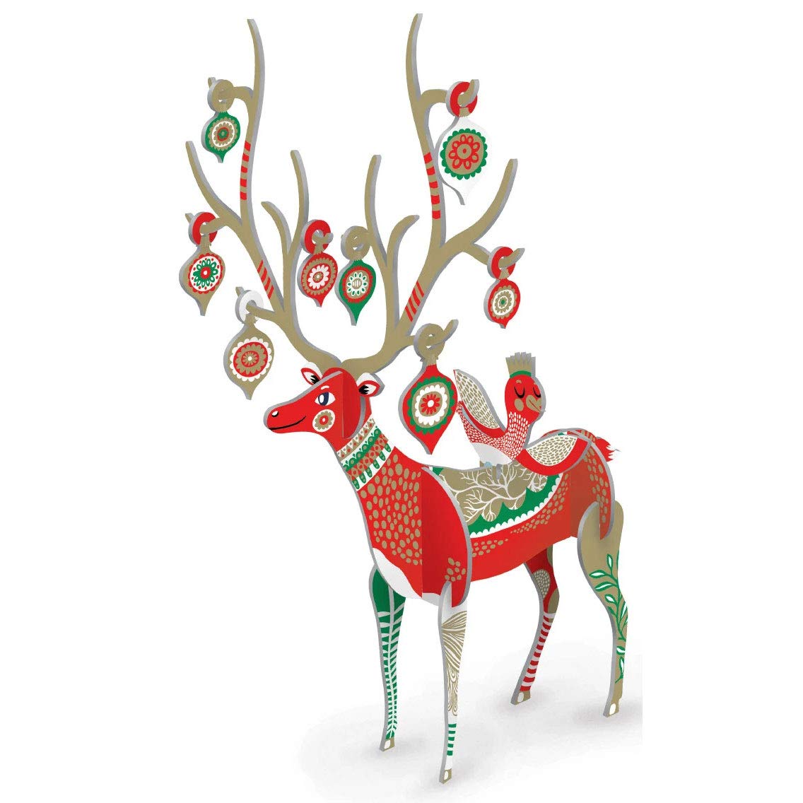 Roger la Borde Pop & Slot Folksy Reindeer Festive Decoration