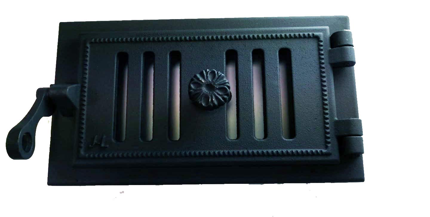 sellon - Porta di ispezione in ghisa, 34 x 19 cm, colore: Nero