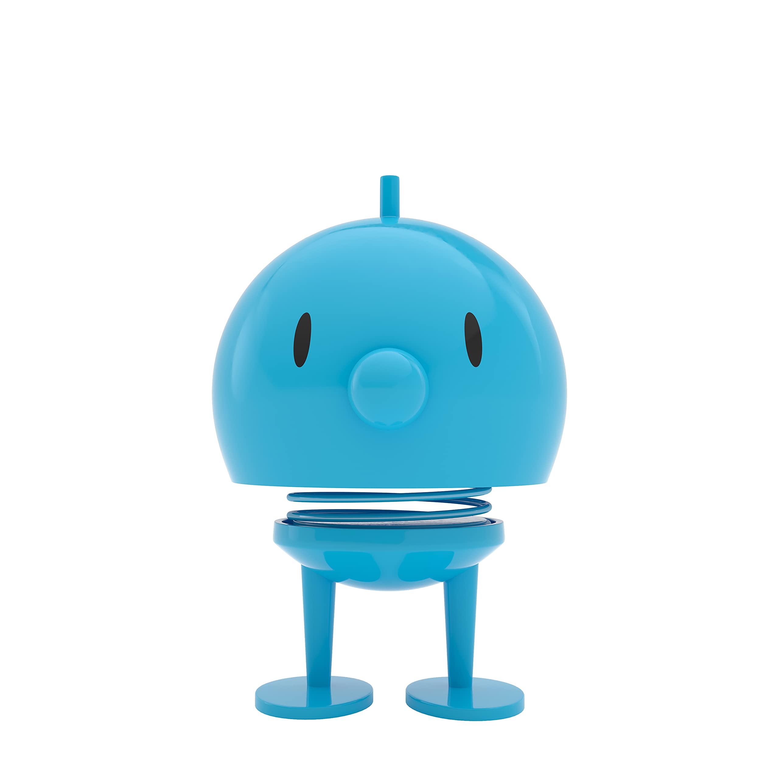 HoptimistClassic Bumble, Home Decor Ornament, Danish Design - Plastic W/Metal Spring, Large - Indulge joyfull Moment- (Classic Turquoise)