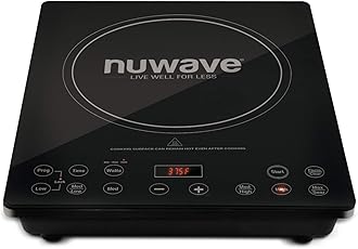 - Pro Chef Induction Cooktop, NSF-Certified, Commercial-Grade, Portable, Powerful 1800W, Large 8” Heating Coil, 94 Temp Settings 100°F - 575°F in 5°F, Shatter-Proof Ceramic Glass Surface